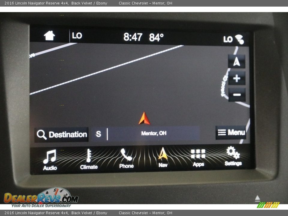 Navigation of 2016 Lincoln Navigator Reserve 4x4 Photo #13