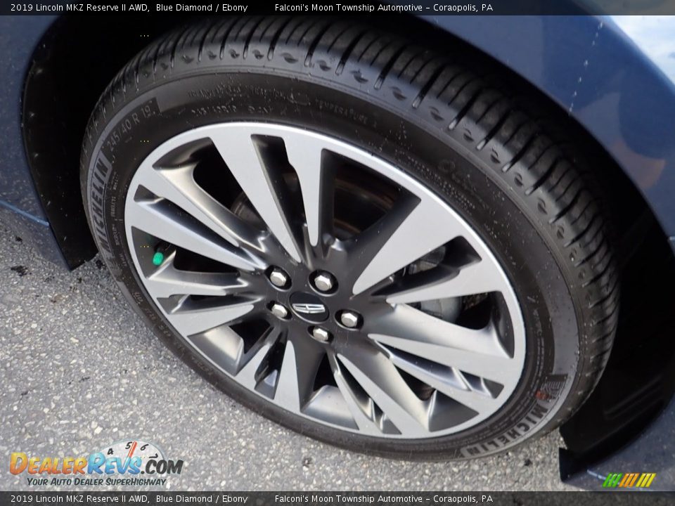 2019 Lincoln MKZ Reserve II AWD Blue Diamond / Ebony Photo #10