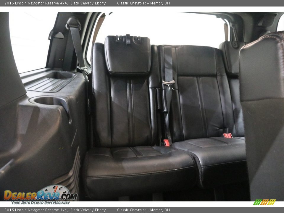 Rear Seat of 2016 Lincoln Navigator Reserve 4x4 Photo #17
