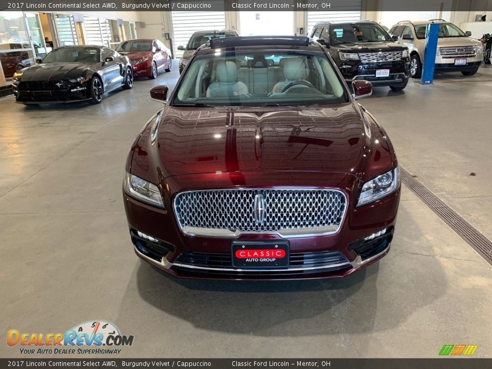 2017 Lincoln Continental Select AWD Burgundy Velvet / Cappuccino Photo #1