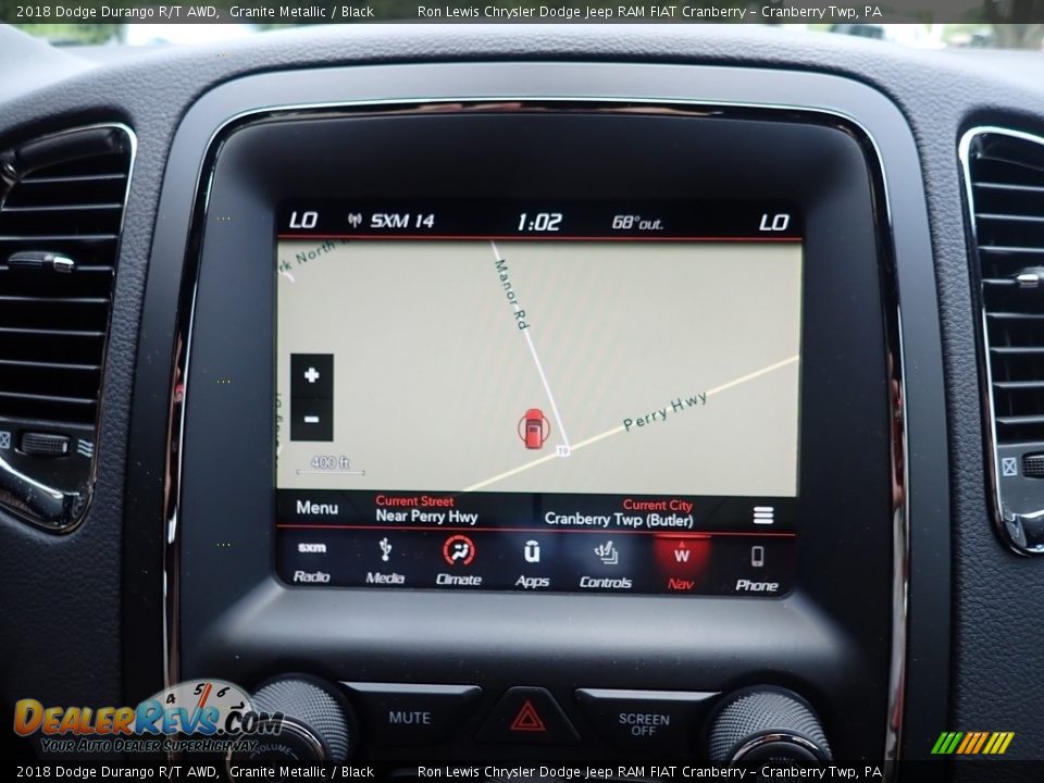 2018 Dodge Durango R/T AWD Granite Metallic / Black Photo #19