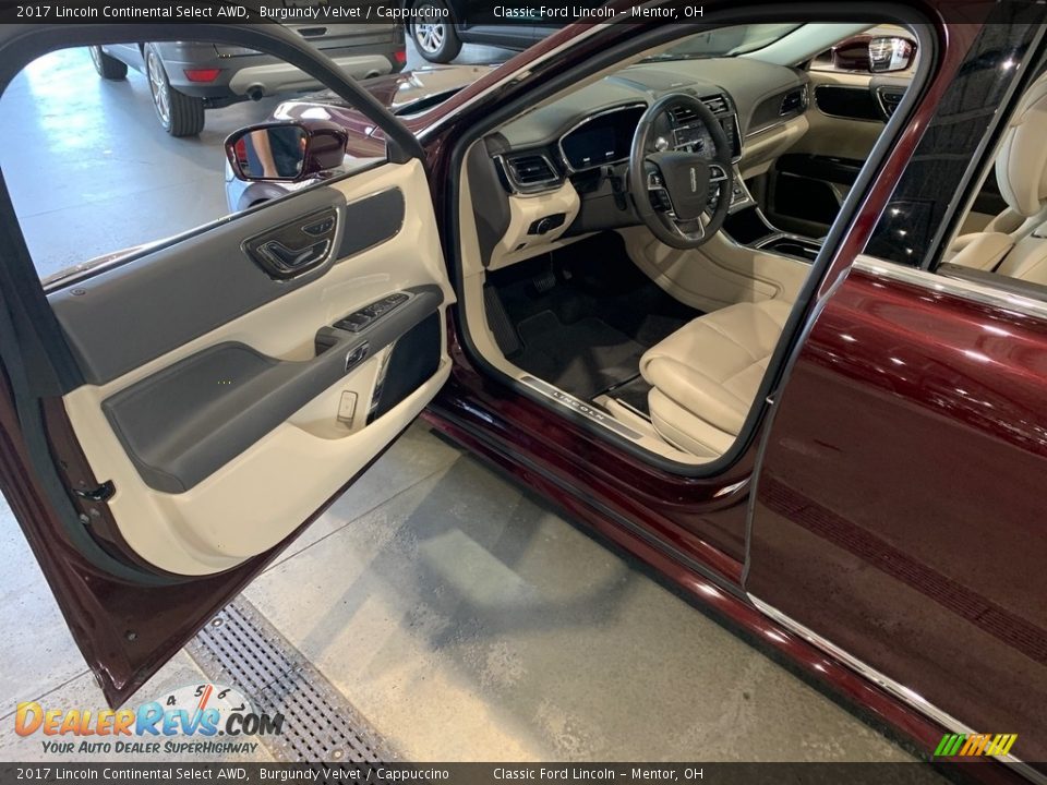 2017 Lincoln Continental Select AWD Burgundy Velvet / Cappuccino Photo #6