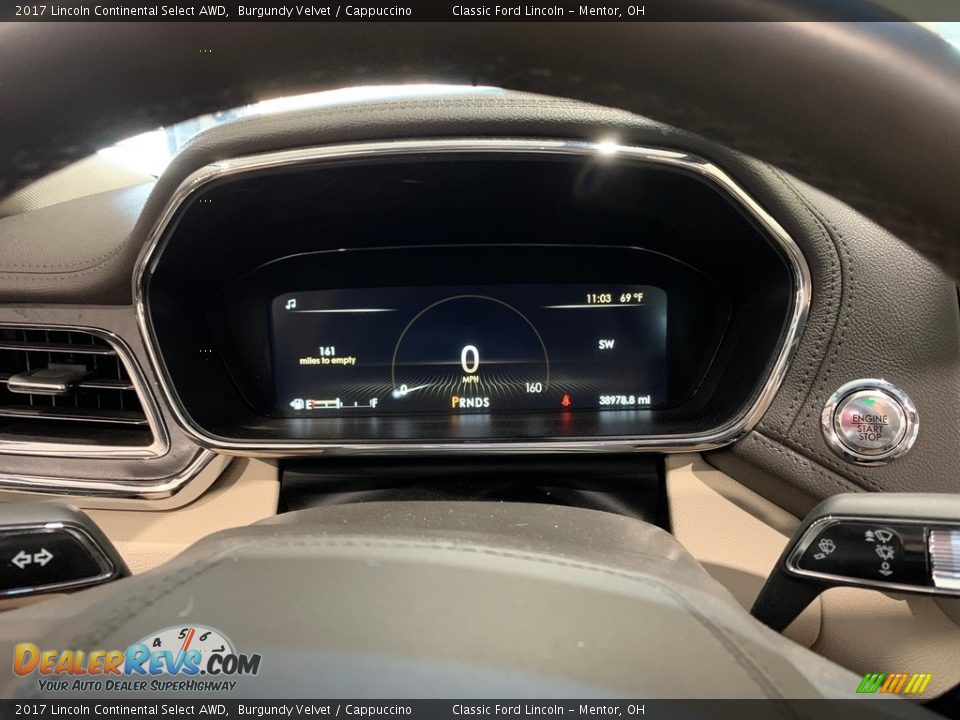 2017 Lincoln Continental Select AWD Burgundy Velvet / Cappuccino Photo #15