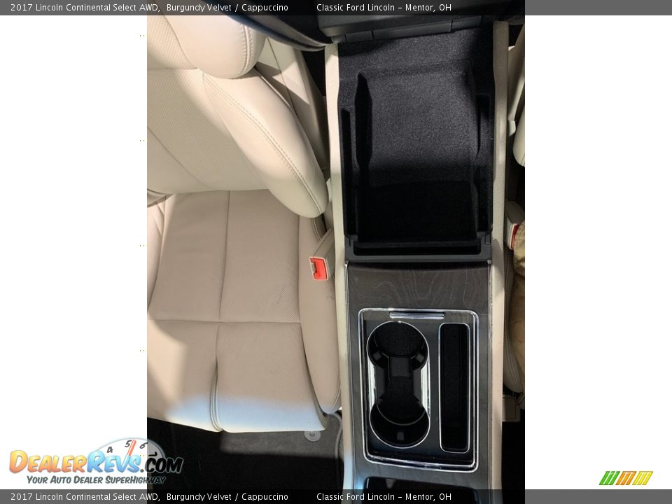 2017 Lincoln Continental Select AWD Burgundy Velvet / Cappuccino Photo #17