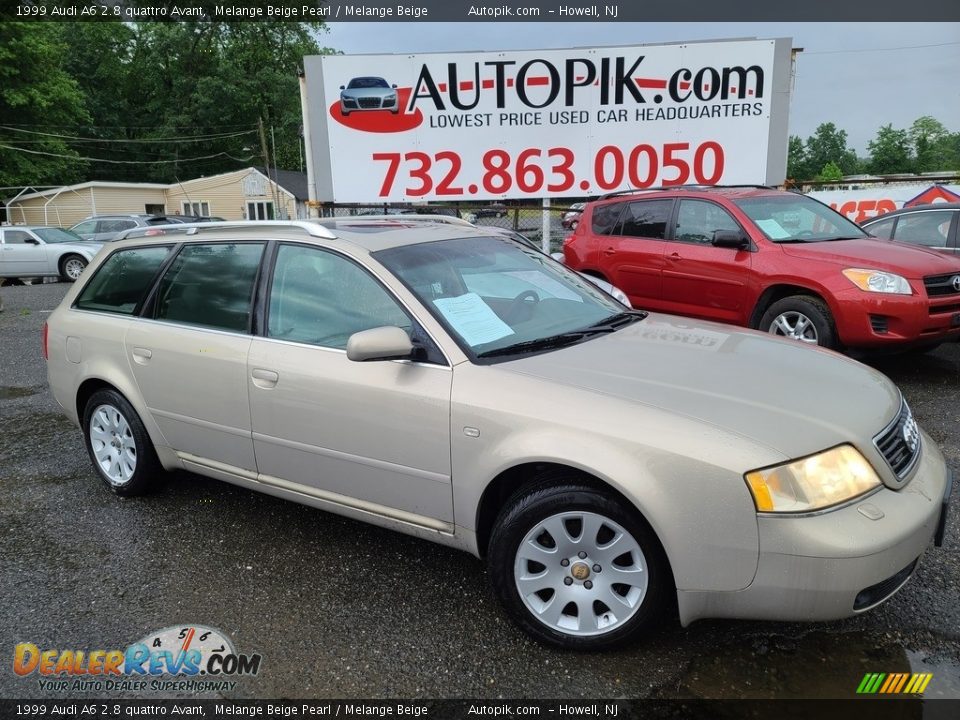 1999 Audi A6 2.8 quattro Avant Melange Beige Pearl / Melange Beige Photo #8