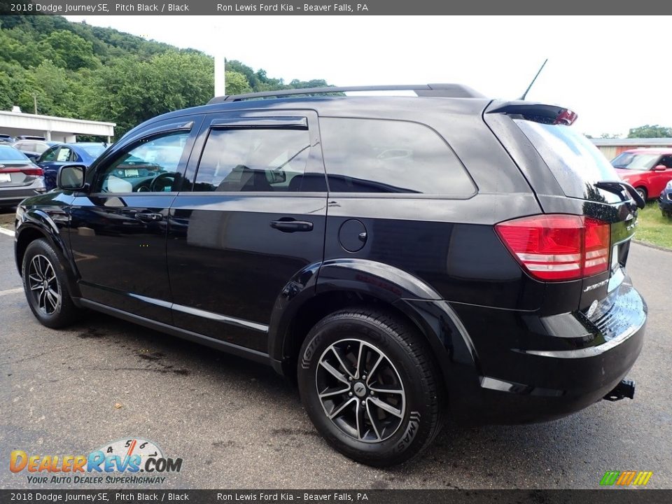 2018 Dodge Journey SE Pitch Black / Black Photo #5