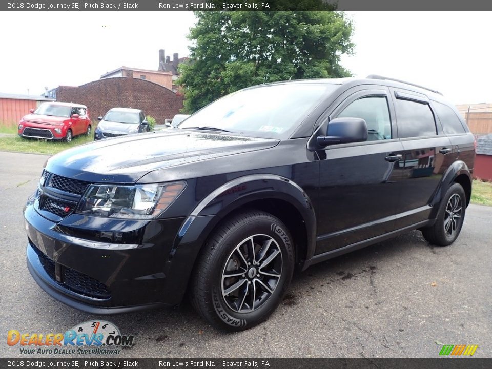 2018 Dodge Journey SE Pitch Black / Black Photo #7