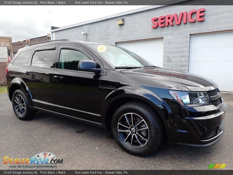 2018 Dodge Journey SE Pitch Black / Black Photo #9