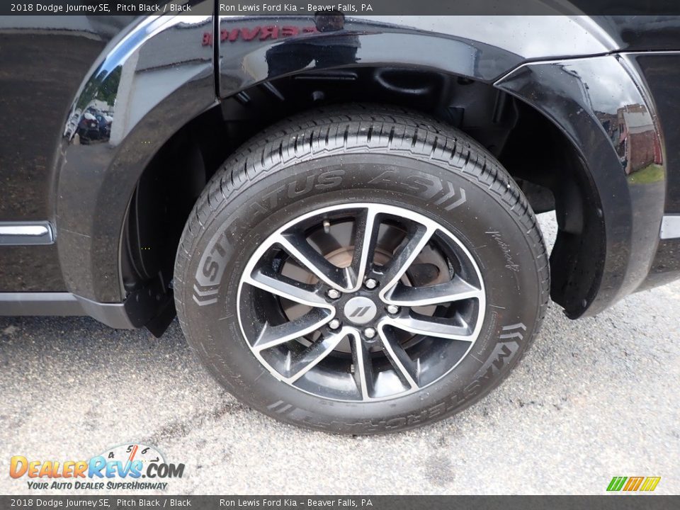 2018 Dodge Journey SE Pitch Black / Black Photo #10