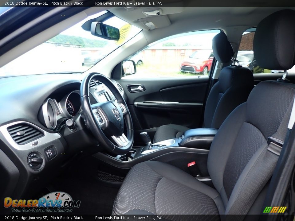2018 Dodge Journey SE Pitch Black / Black Photo #11