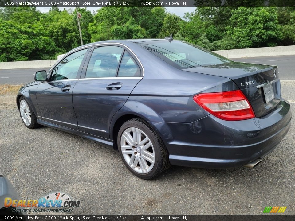 Steel Grey Metallic 2009 Mercedes-Benz C 300 4Matic Sport Photo #6