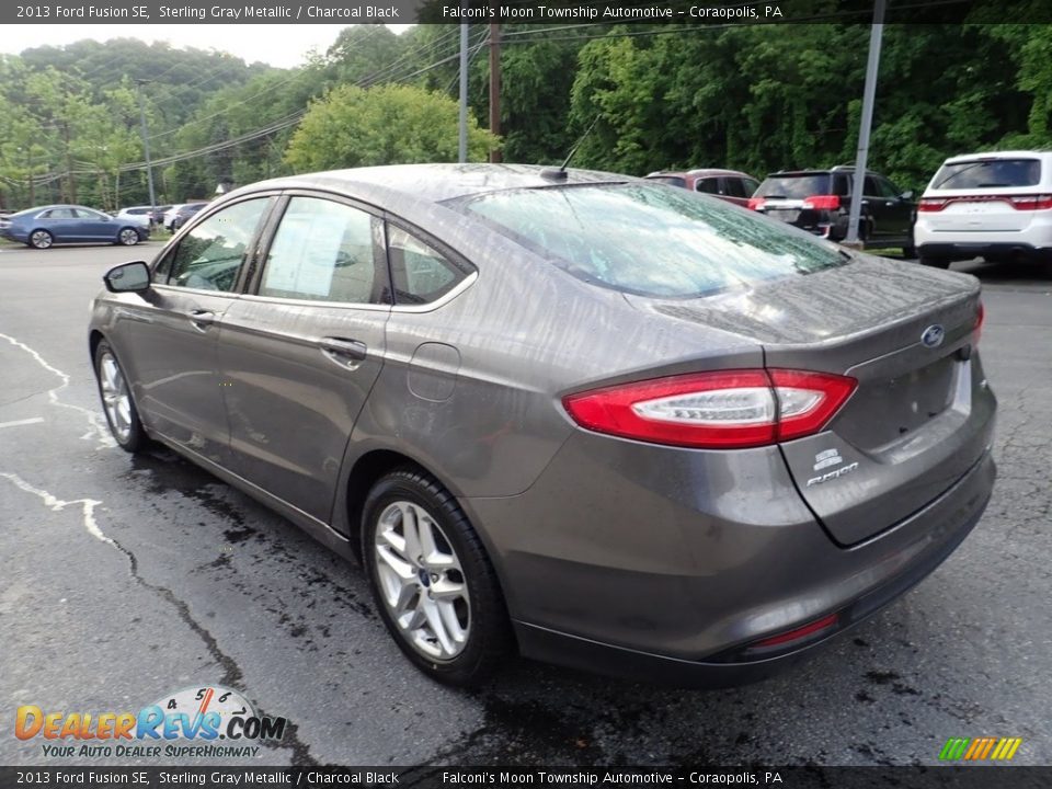 2013 Ford Fusion SE Sterling Gray Metallic / Charcoal Black Photo #5