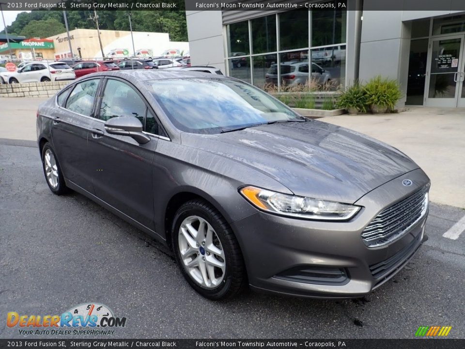 2013 Ford Fusion SE Sterling Gray Metallic / Charcoal Black Photo #9