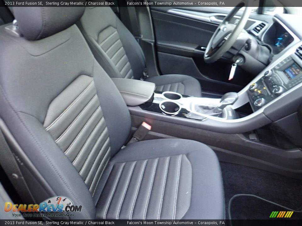 2013 Ford Fusion SE Sterling Gray Metallic / Charcoal Black Photo #11
