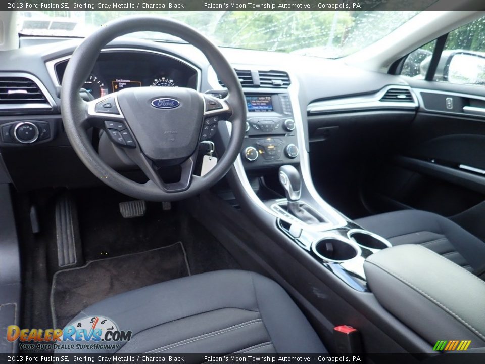 2013 Ford Fusion SE Sterling Gray Metallic / Charcoal Black Photo #17