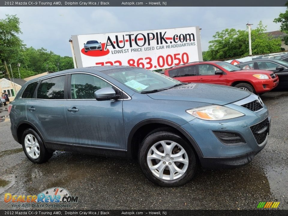 2012 Mazda CX-9 Touring AWD Dolphin Gray Mica / Black Photo #1