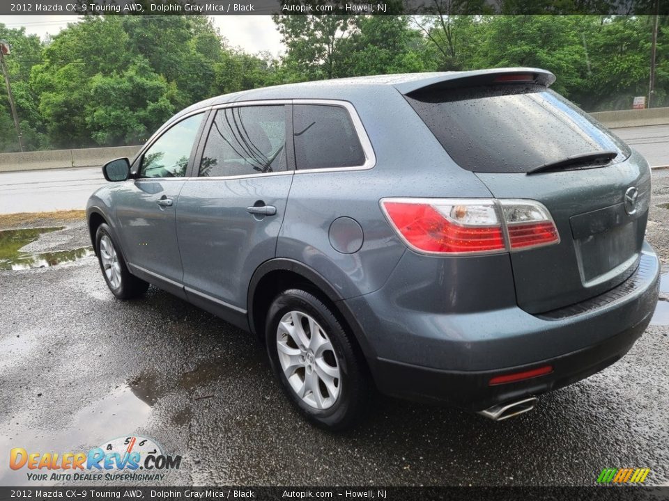 2012 Mazda CX-9 Touring AWD Dolphin Gray Mica / Black Photo #4