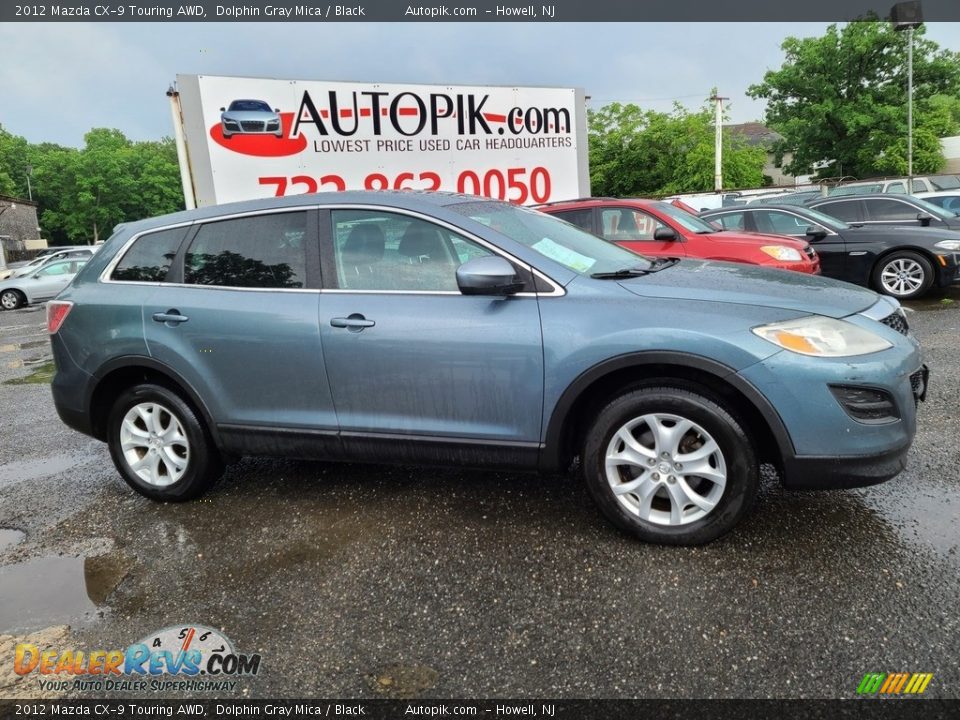 2012 Mazda CX-9 Touring AWD Dolphin Gray Mica / Black Photo #6