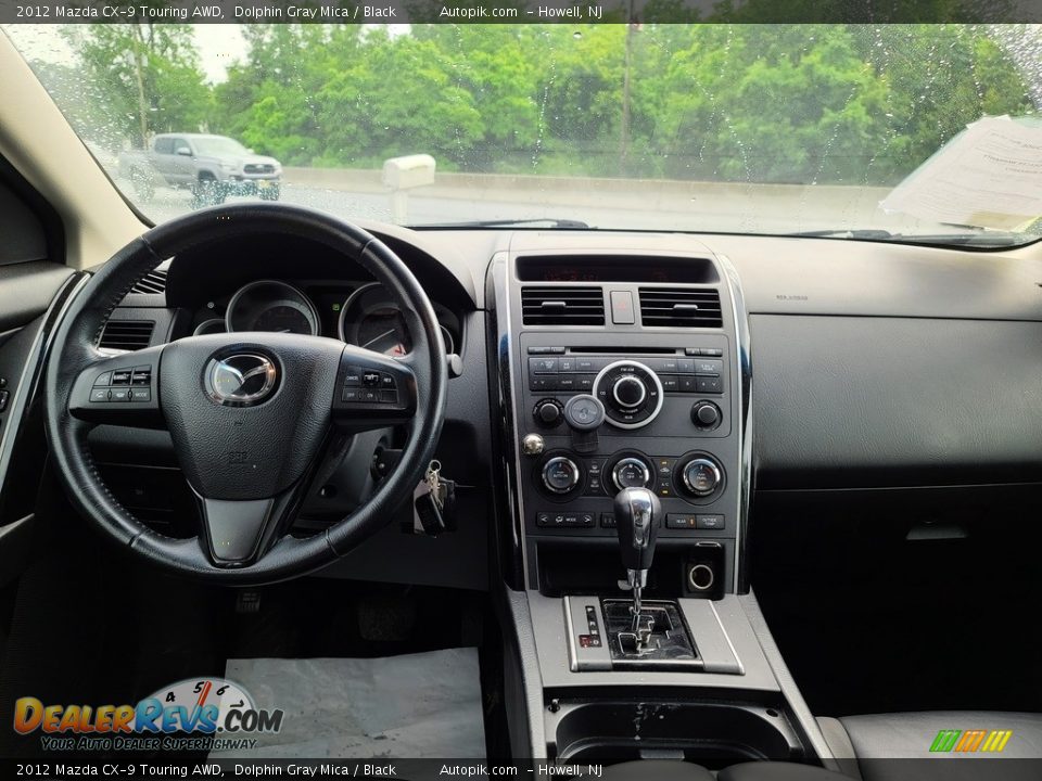 2012 Mazda CX-9 Touring AWD Dolphin Gray Mica / Black Photo #13