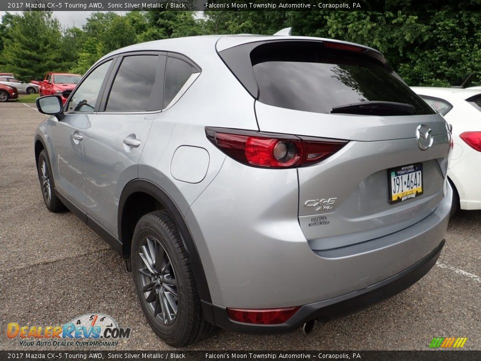 2017 Mazda CX-5 Touring AWD Sonic Silver Metallic / Black Photo #2