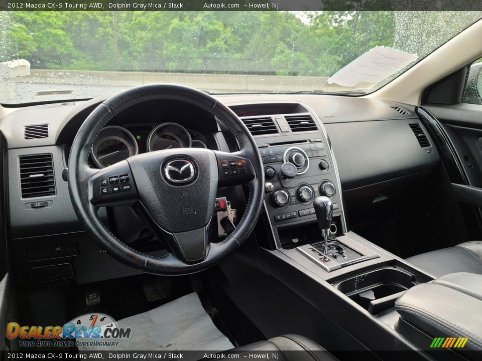 2012 Mazda CX-9 Touring AWD Dolphin Gray Mica / Black Photo #14