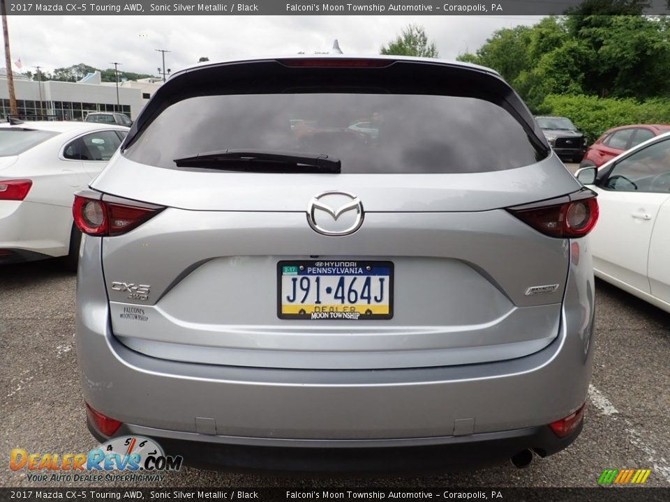 2017 Mazda CX-5 Touring AWD Sonic Silver Metallic / Black Photo #3