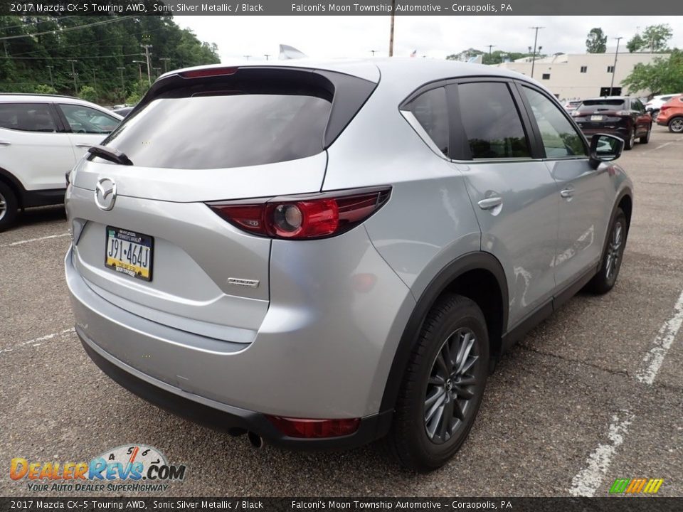 2017 Mazda CX-5 Touring AWD Sonic Silver Metallic / Black Photo #4