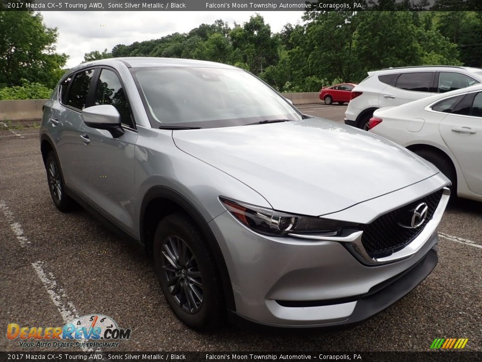 2017 Mazda CX-5 Touring AWD Sonic Silver Metallic / Black Photo #5
