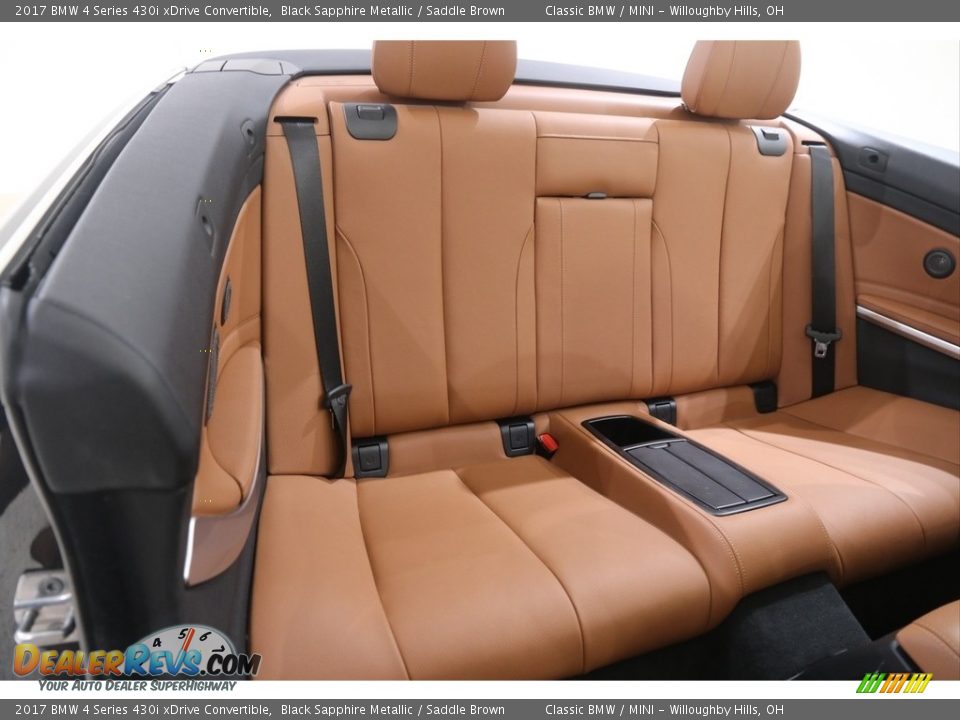 Rear Seat of 2017 BMW 4 Series 430i xDrive Convertible Photo #17