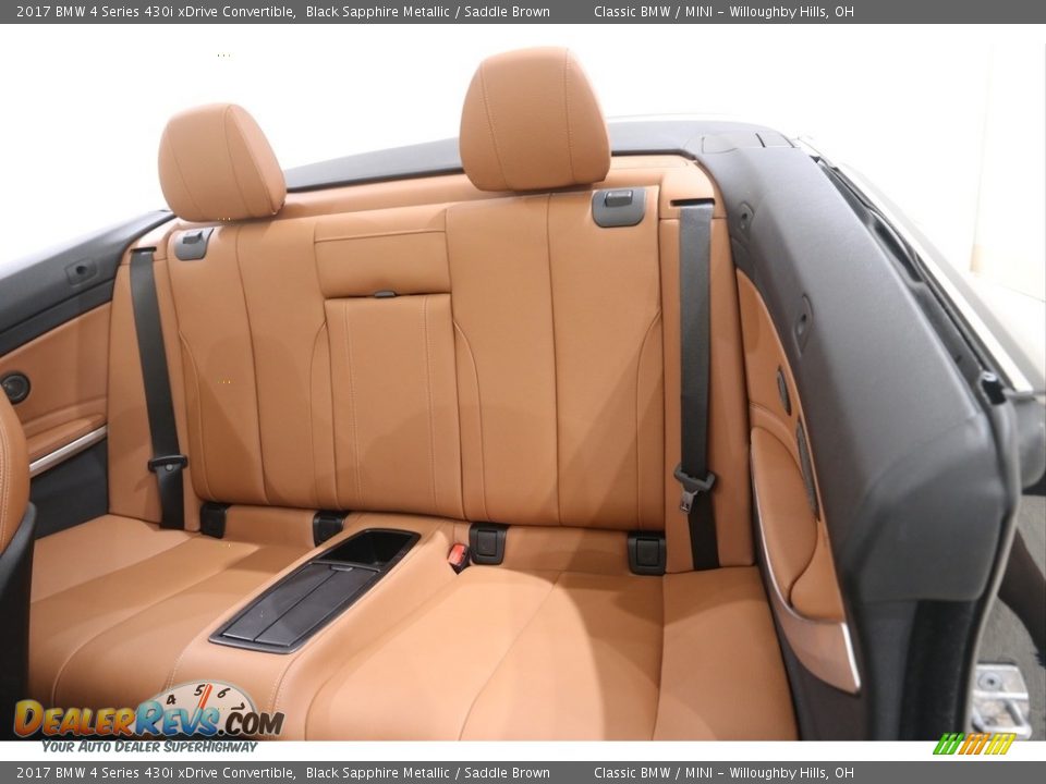 Rear Seat of 2017 BMW 4 Series 430i xDrive Convertible Photo #18