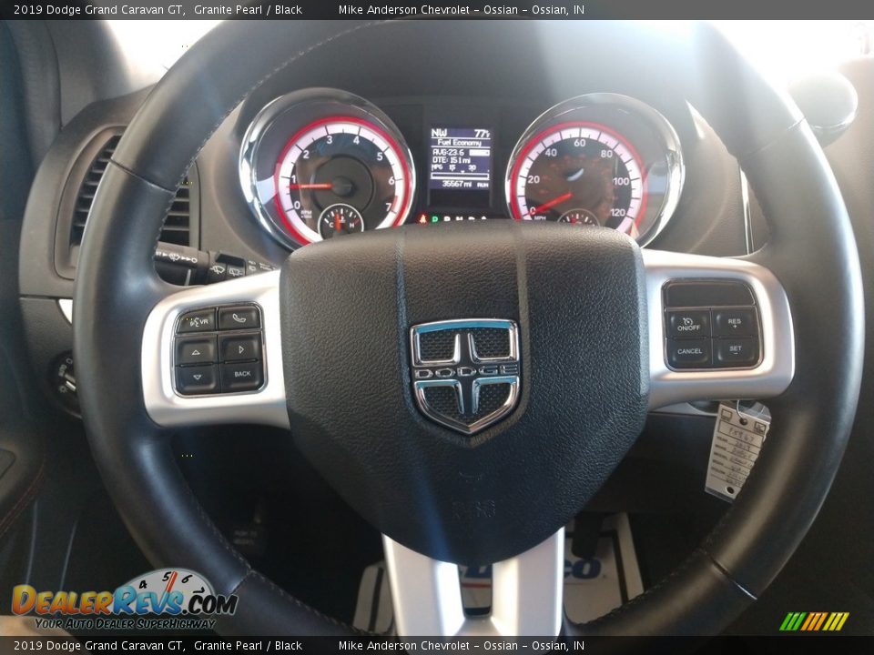2019 Dodge Grand Caravan GT Granite Pearl / Black Photo #21