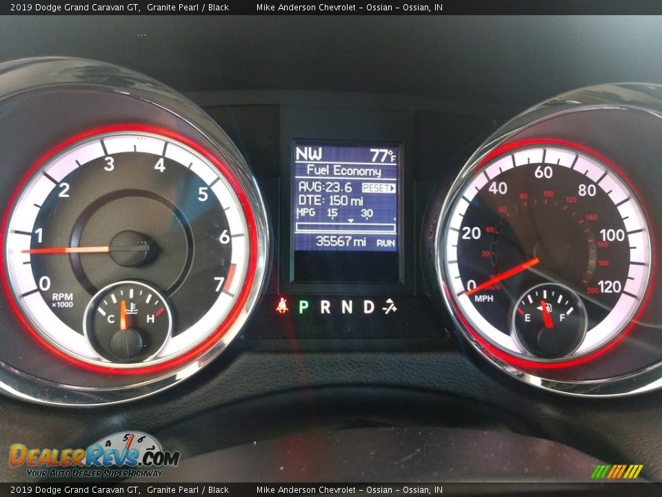 2019 Dodge Grand Caravan GT Granite Pearl / Black Photo #24