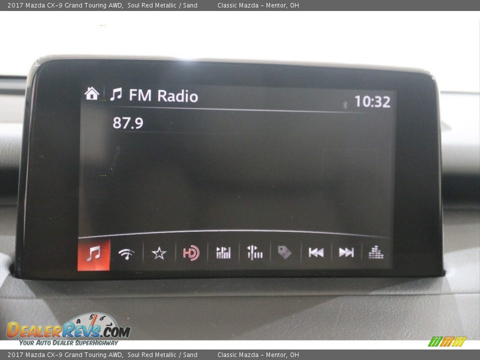 2017 Mazda CX-9 Grand Touring AWD Soul Red Metallic / Sand Photo #12