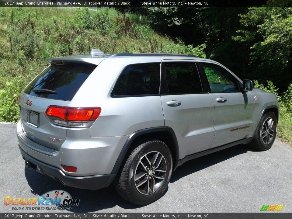 2017 Jeep Grand Cherokee Trailhawk 4x4 Billet Silver Metallic / Black Photo #6