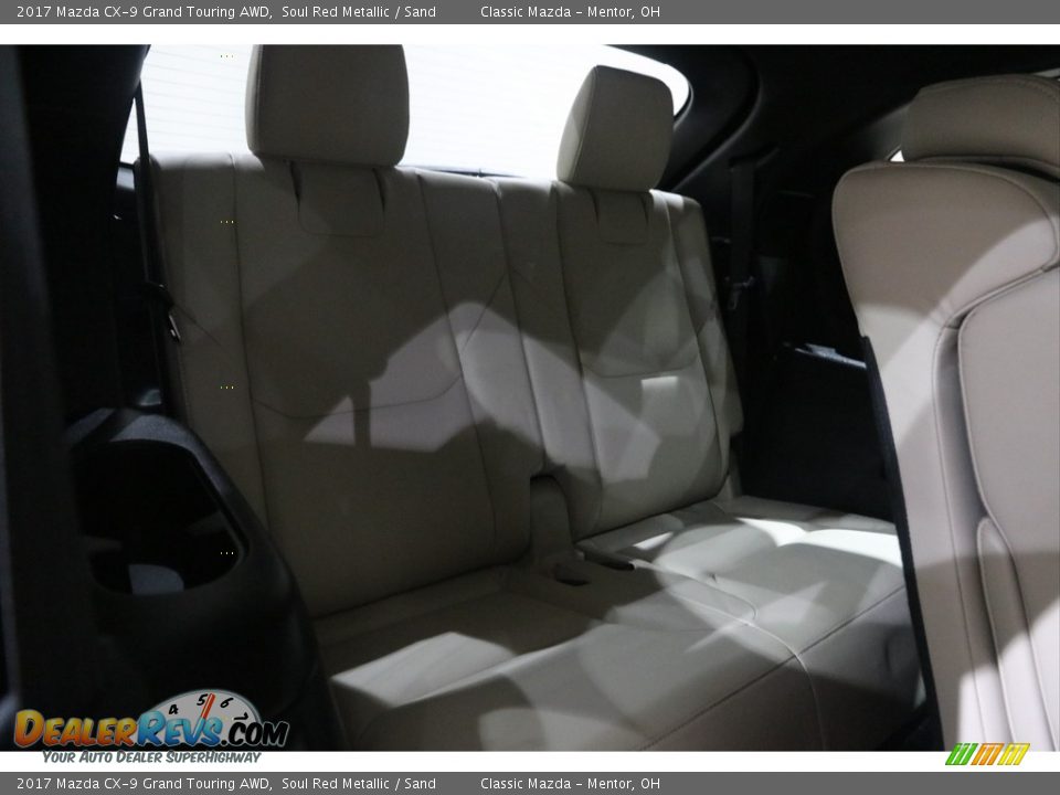 2017 Mazda CX-9 Grand Touring AWD Soul Red Metallic / Sand Photo #18