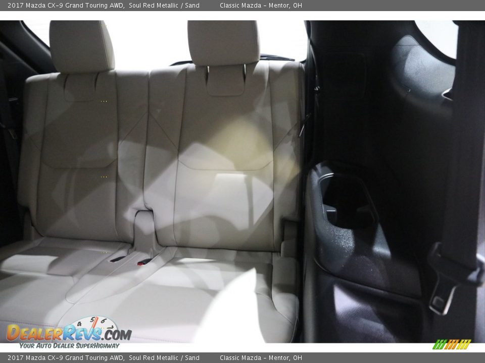 2017 Mazda CX-9 Grand Touring AWD Soul Red Metallic / Sand Photo #20