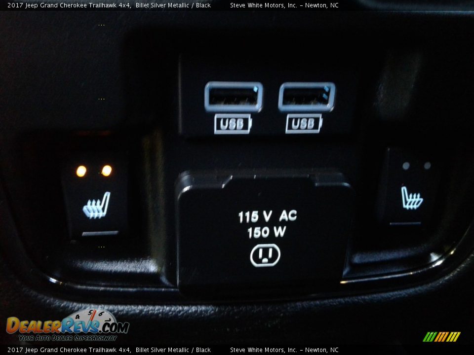 2017 Jeep Grand Cherokee Trailhawk 4x4 Billet Silver Metallic / Black Photo #14