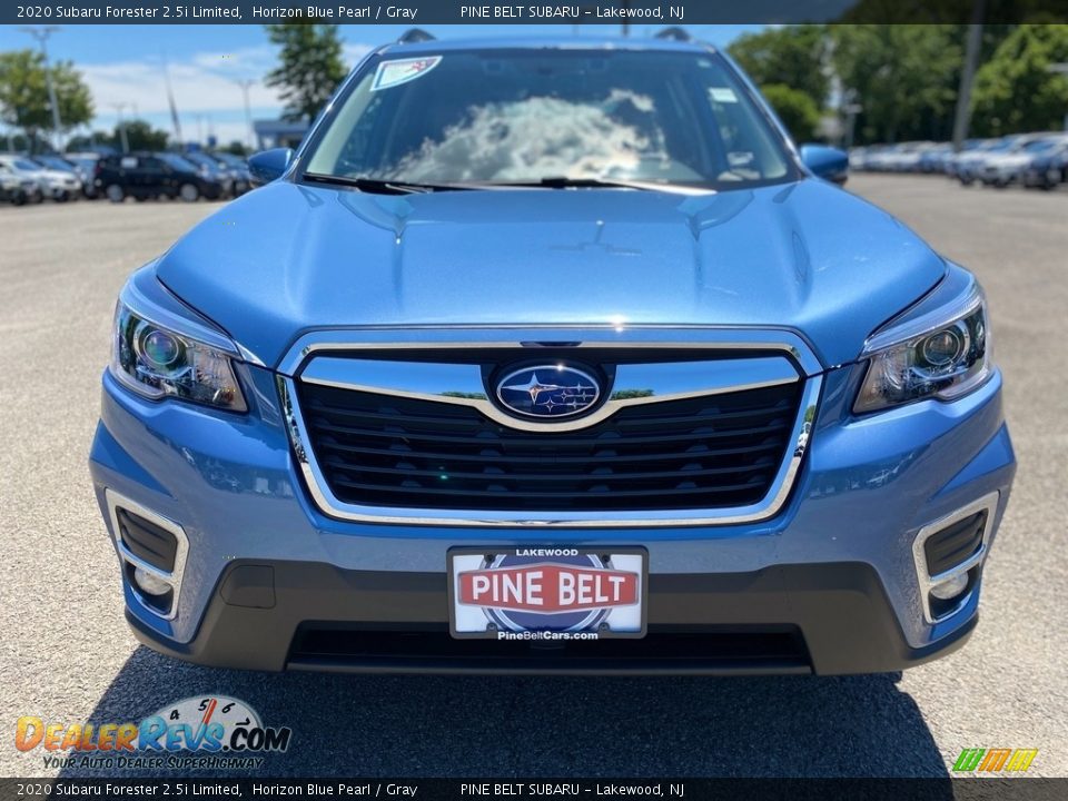 2020 Subaru Forester 2.5i Limited Horizon Blue Pearl / Gray Photo #3