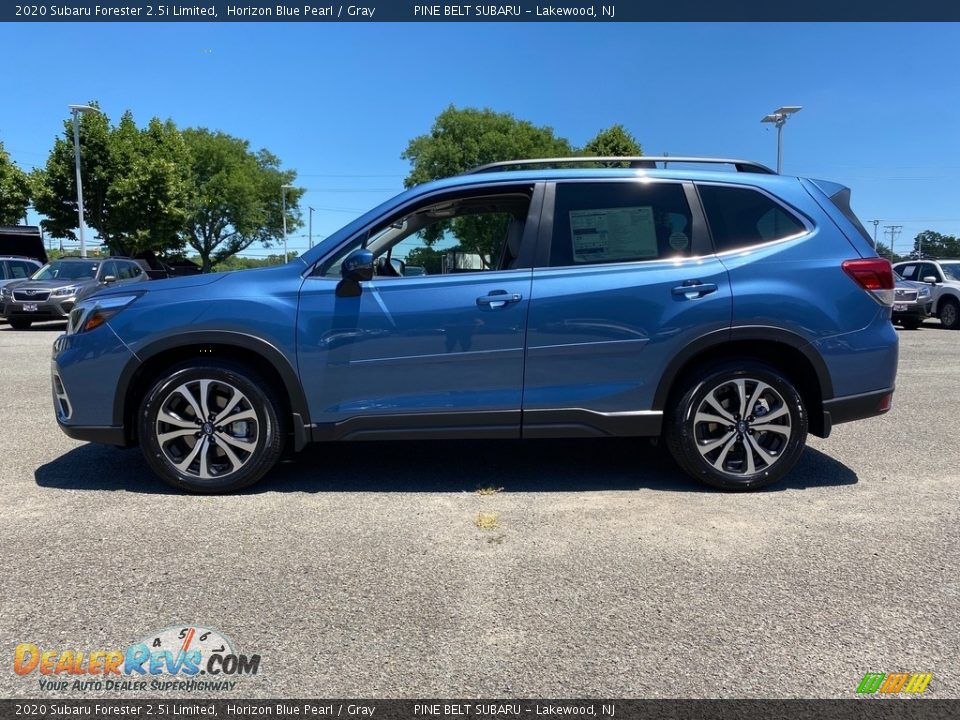 2020 Subaru Forester 2.5i Limited Horizon Blue Pearl / Gray Photo #4