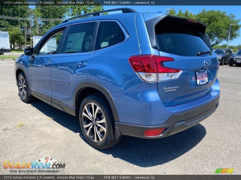 2020 Subaru Forester 2.5i Limited Horizon Blue Pearl / Gray Photo #5