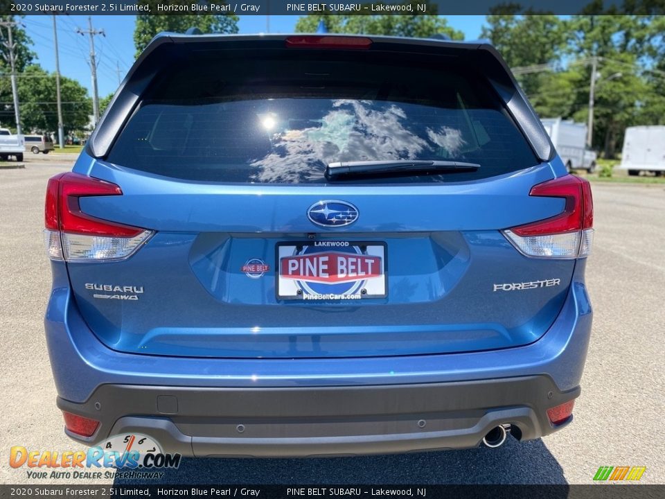 2020 Subaru Forester 2.5i Limited Horizon Blue Pearl / Gray Photo #6