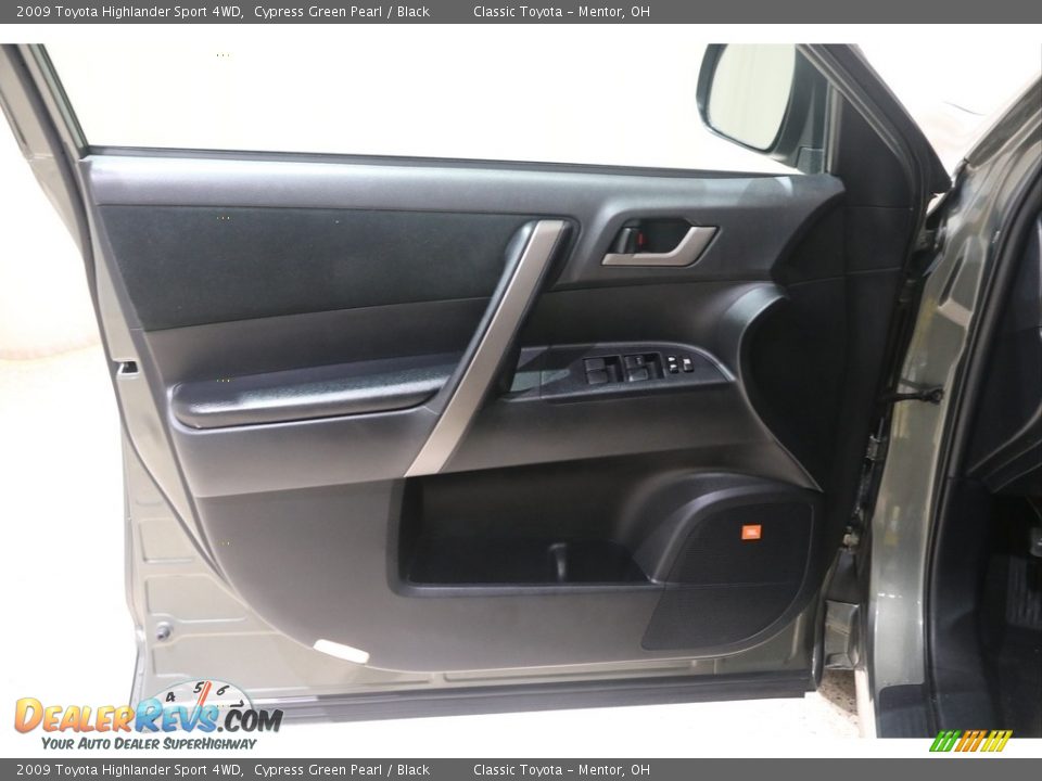 2009 Toyota Highlander Sport 4WD Cypress Green Pearl / Black Photo #5