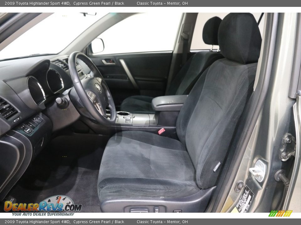 2009 Toyota Highlander Sport 4WD Cypress Green Pearl / Black Photo #6