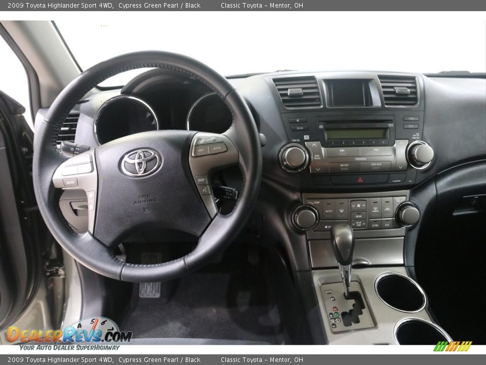 2009 Toyota Highlander Sport 4WD Cypress Green Pearl / Black Photo #7