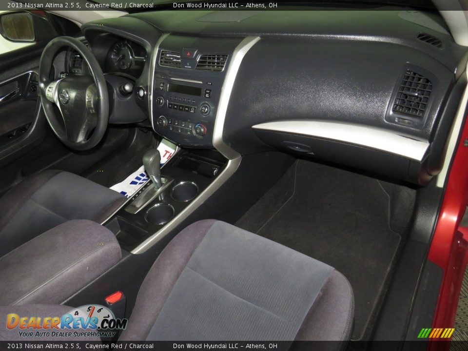 2013 Nissan Altima 2.5 S Cayenne Red / Charcoal Photo #26