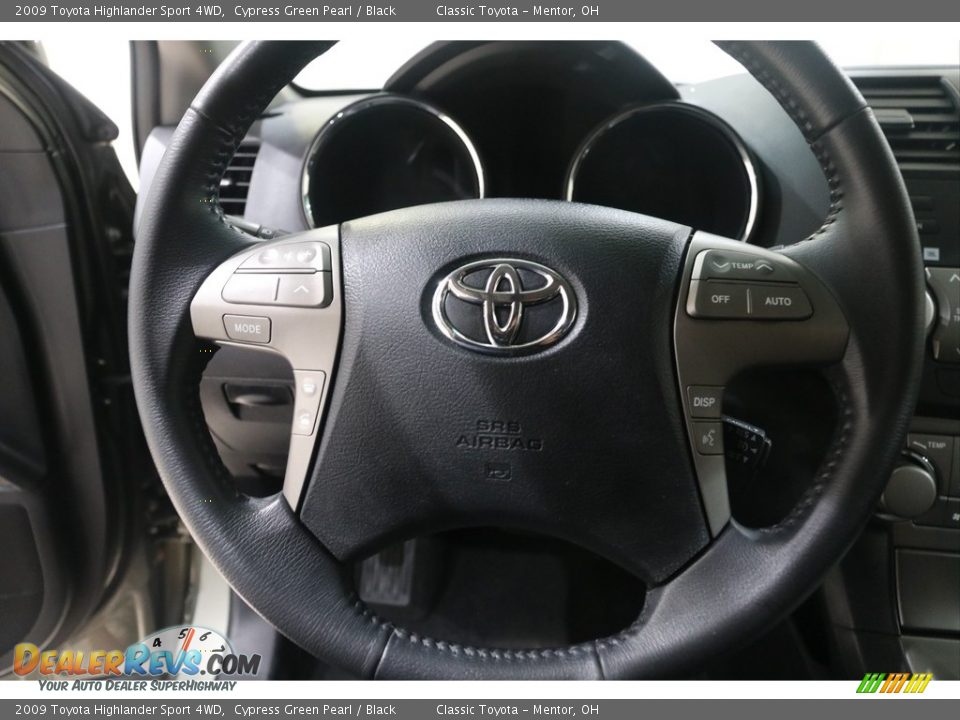 2009 Toyota Highlander Sport 4WD Cypress Green Pearl / Black Photo #8