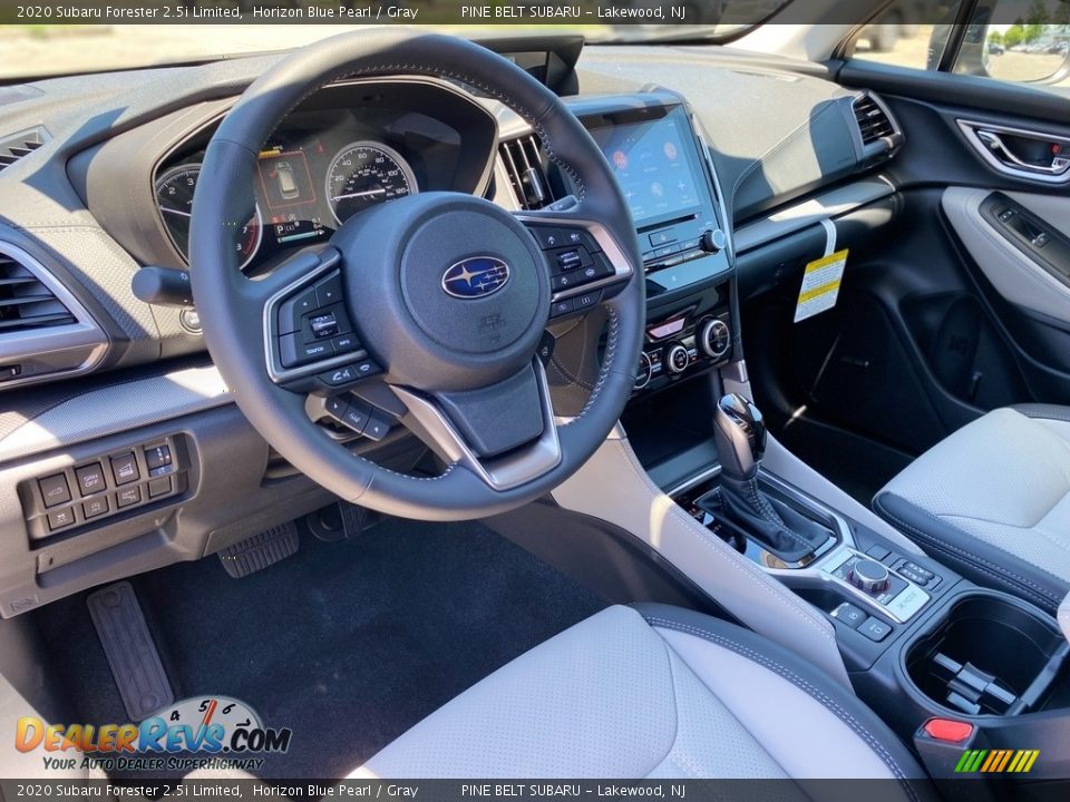 2020 Subaru Forester 2.5i Limited Horizon Blue Pearl / Gray Photo #10