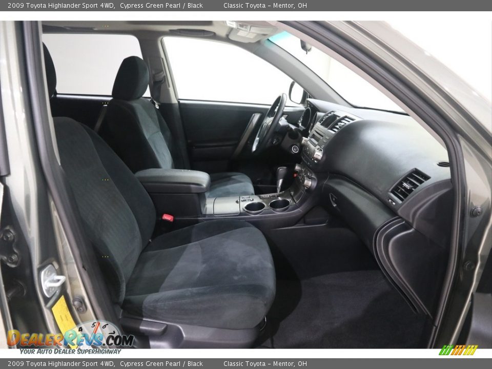 2009 Toyota Highlander Sport 4WD Cypress Green Pearl / Black Photo #13
