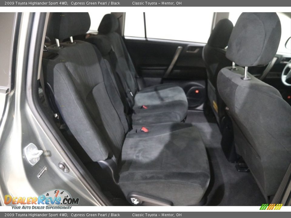 2009 Toyota Highlander Sport 4WD Cypress Green Pearl / Black Photo #14