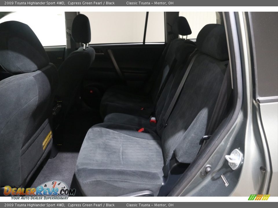 2009 Toyota Highlander Sport 4WD Cypress Green Pearl / Black Photo #16